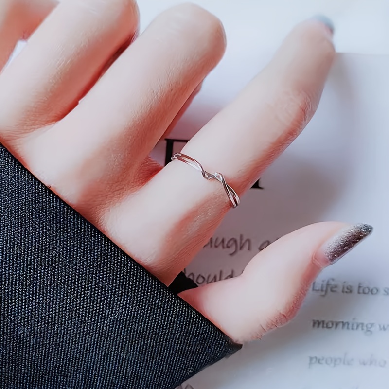 925 Sterling Silver Plain Band Ring for Women